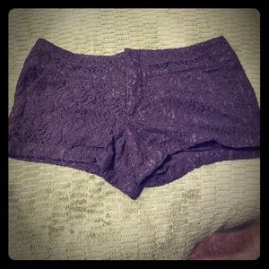 Lace shorts